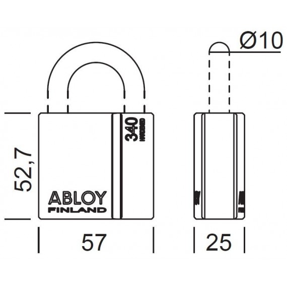 ABLOY - PL340T/50 PROTEC2