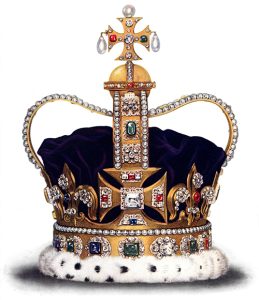 Gioielli corona inglese